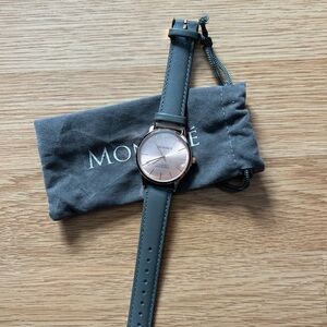 Rose Gold and Gray Watch by Monroe